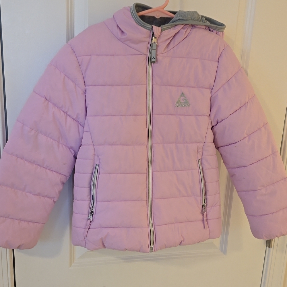 Kids Pink Puffer Jacket